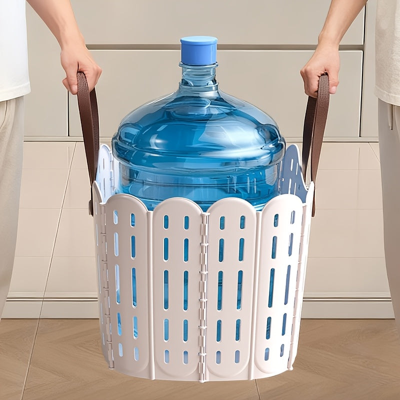 Bathroom and Toilet Basket Foldable Multi-purpose Storage Basket | Hand-carried, Laundry Hamper, Shopping, Toy Storage | Large-capacity, No Assembly