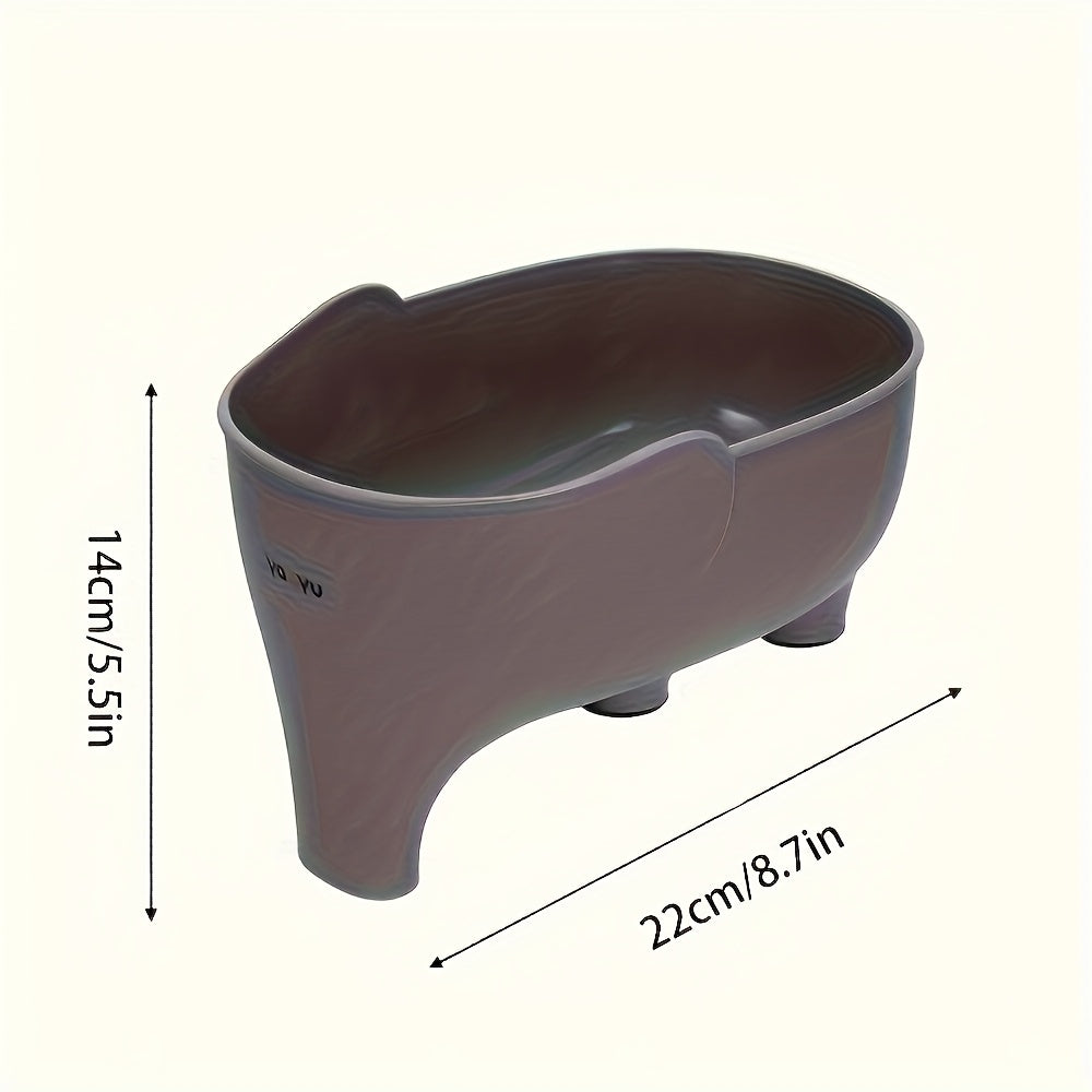 2pcs Plastic Drain Basket Suitable - Heavy-Duty Multi-Purpose Strainer Basket, Dish Drainer for Fruits Vegetables Rice Grains Lentils, Space-Saving Drain Basket