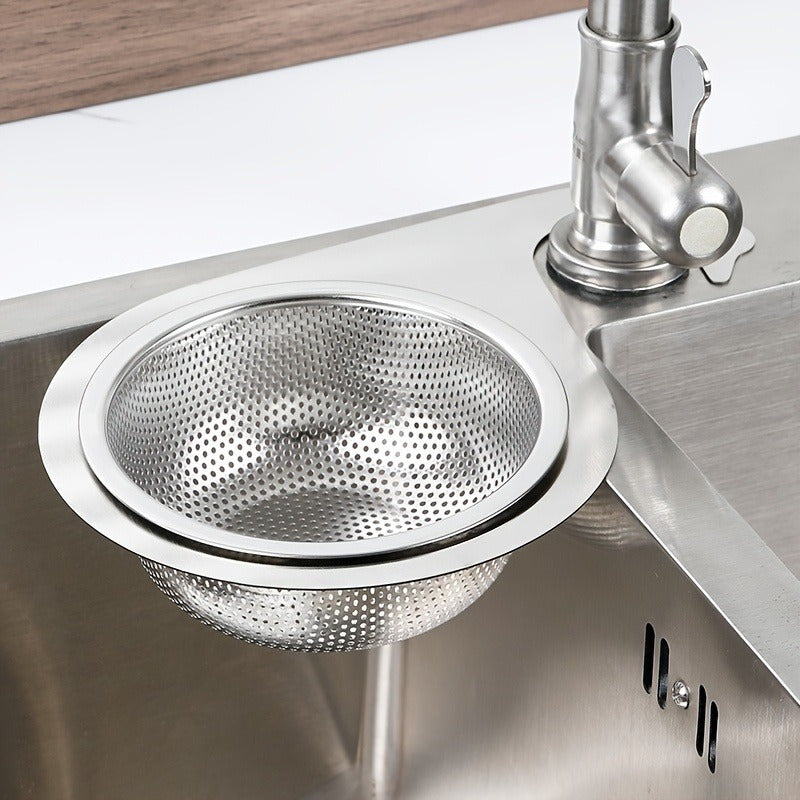 1pc Stainless Steel Swan Sink Strainer Basket | Durable Metal Mesh Filter for Kitchen Waste, Faucet Hanging Design for Easy Use in Modern Kitchens, Efficient Water Flow