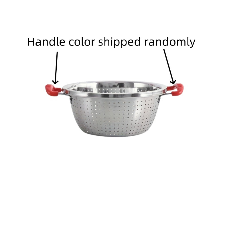 1pc, Filter Screen, Stainless Steel Drainage Basket, Fruit Cleaning Basket, Rice Cleaning Basket, Vegetable Cleaning Basket, Kitchen Sink Filter Screen, Vegetable Drainage Basket, Kitchen Tools and Kitchen Accessories