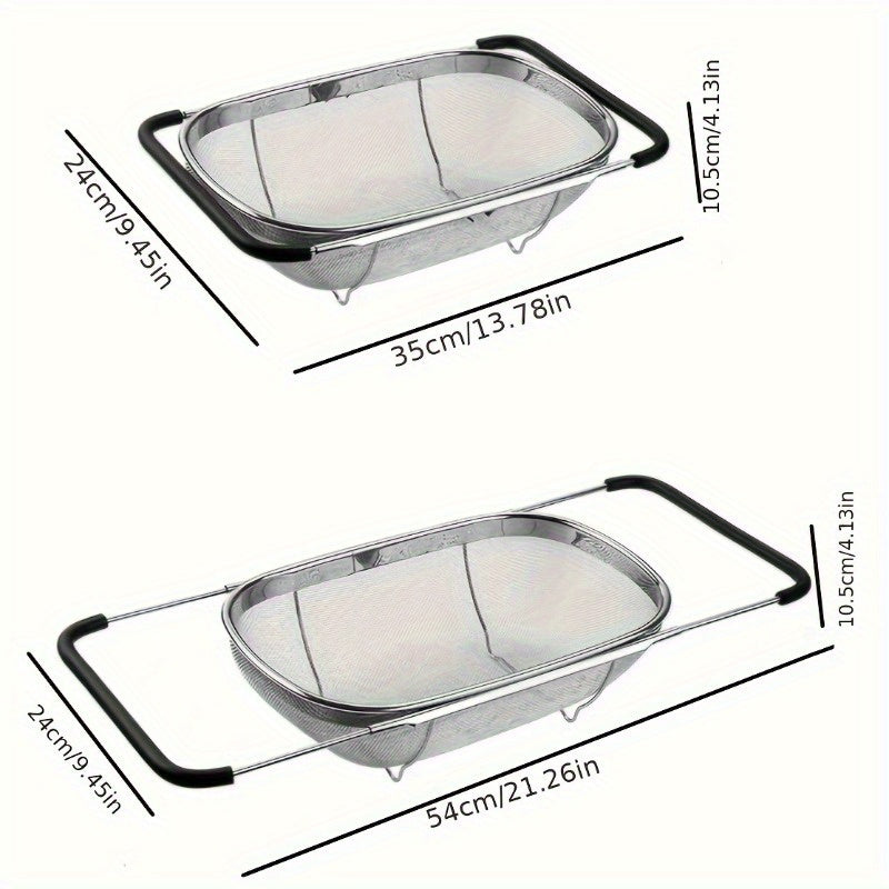 99 Applicable Scenarios. 1pc Stainless Steel Fine Mesh Filter Basket And Drain Basket - Kitchen Essential, Food Safety, Filtering Vegetables